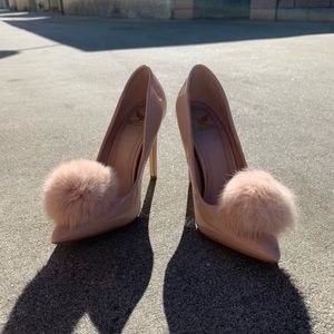 NUDE Cute Pom Pom Shoes